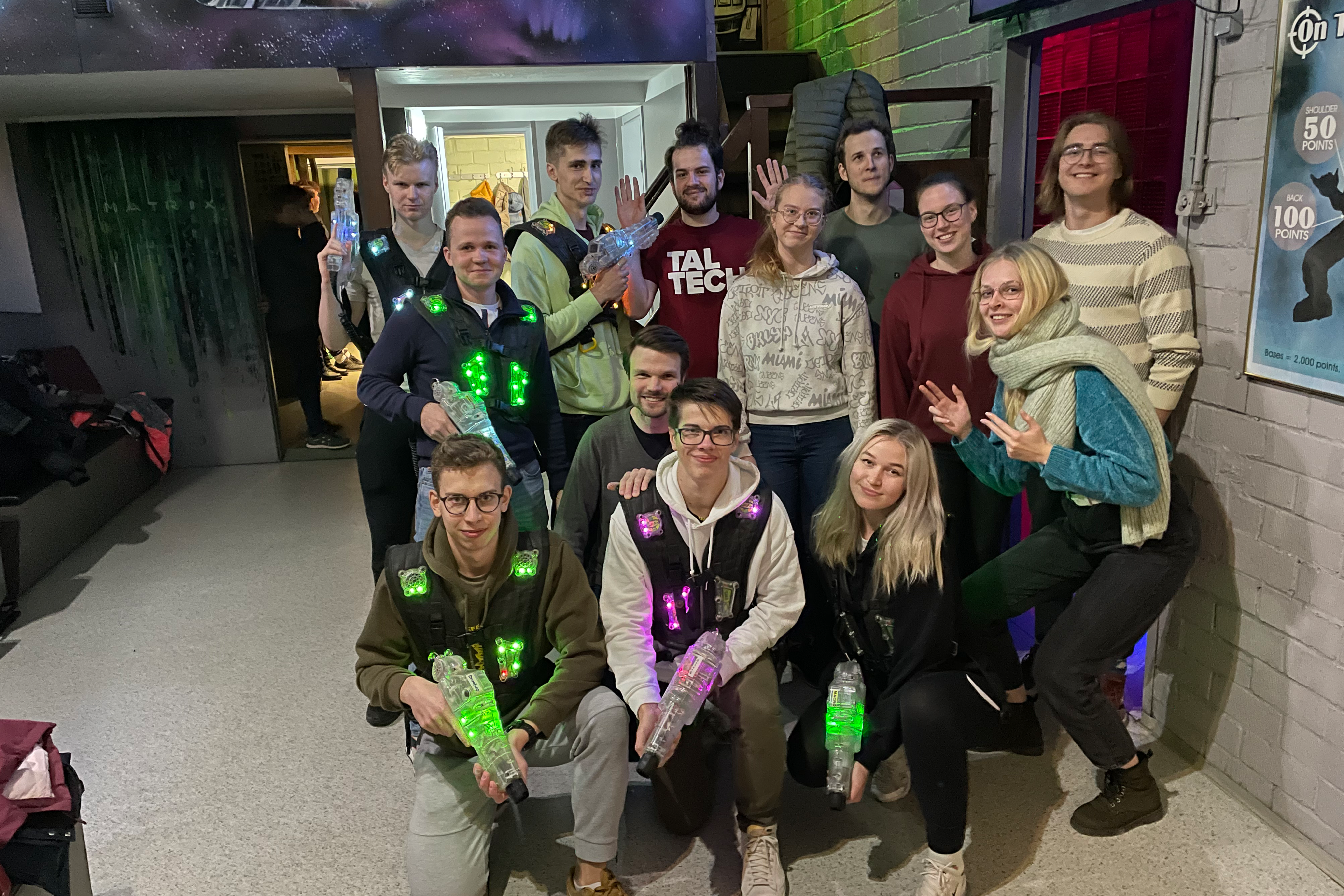 Sots. üritus LaserGame-is